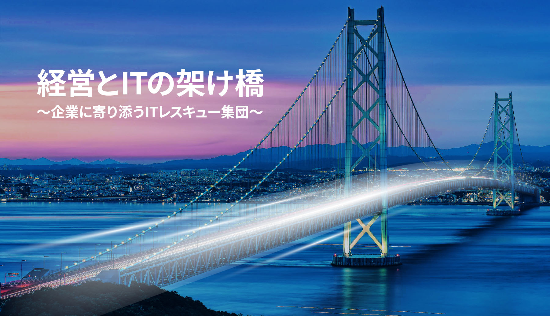 経営とITの架け橋 ～企業に寄り添うITレスキュー集団～